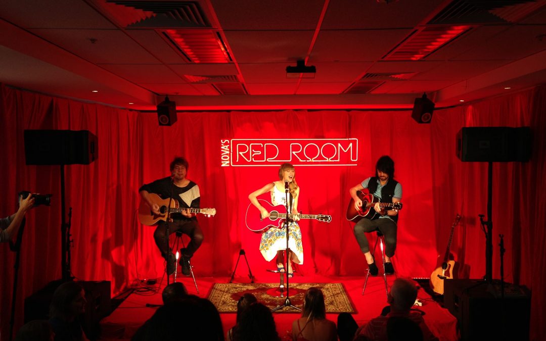 Taylor Swift in Nova FM’s Red Room